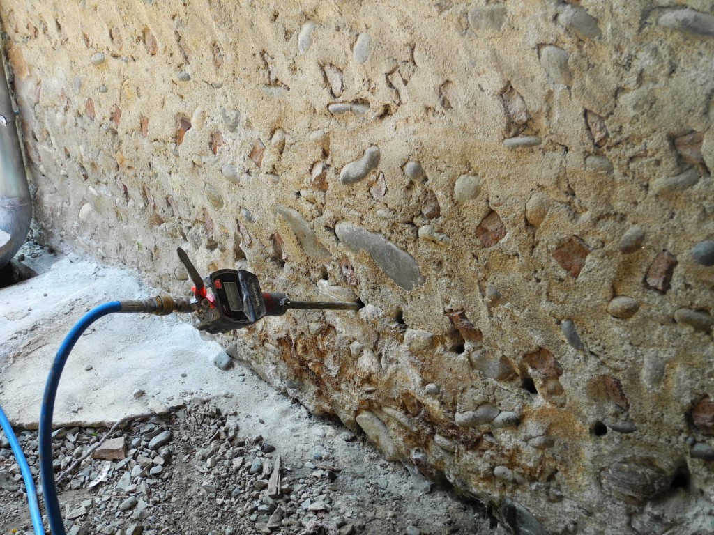 Traitement de remontées capillaires dans l'Ariège