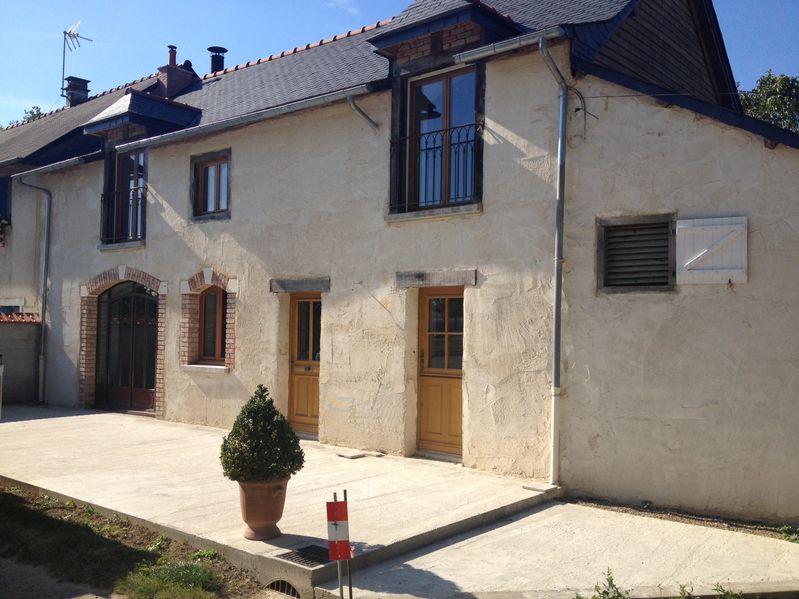 Enduit à la chaux taloché dans l'Ariège