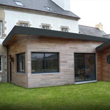 Extension de maison dans l'Ariège